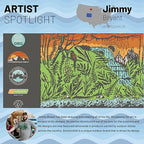 Epic Water Filters Nalgene OG Water Bottle with Filter, USA Made, BPA Free, Removes 99.99% Tap Water Contaminants, Forever Chemicals, GA 2030 Art, 48 oz