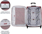 Travelpro Maxlite 5 Softside Expandable Luggage with 4 Spinner Wheels, Lightweight Suitcase, Men and Women, Burgundy, 3-Piece Set (21/25/29)
