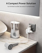 TROND Wall Outlet Extender 2 Pack - Multi Plug Splitter with Rotating Plug, 6 AC Power Adapter, Cruise Essentials, Small Outlet Extension for Travel Office Home Dorm Room