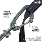 ENO DoubleNest Hammock - Lightweight, Portable, 1 to 2 Person Hammock - for Camping, Hiking, Backpacking, Travel, a Festival, or The Beach - Mantra/Gold