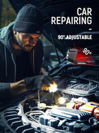 Headlamp Rechargeable, 1300 Lumen Ultra-Bright Head Lamp with Red Light, Waterproof Motion Sensor Head Lights for Forehead with White Green, 14 Modes Adjustable Headlight for Camping