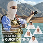 Balaclava Face Mask Sun UV Protection Breathable Full Head Mask for Men Women Skiing Cycling