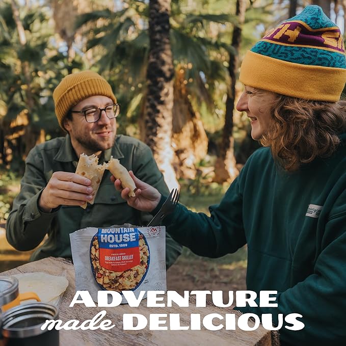 Mountain House GlutenFree Cheesy Beef Enchilada Bowl FreezeDried Food for Camping, 12 Servings, 30Year ShelfLife