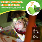 EverBrite LED Headlamp Rechargeable Kids Headlamp with RGB Mode and Adjustable Headband, 3 Modes Multicolor Headlamp for Camping, Reading, Exploring, Halloween, Christmas