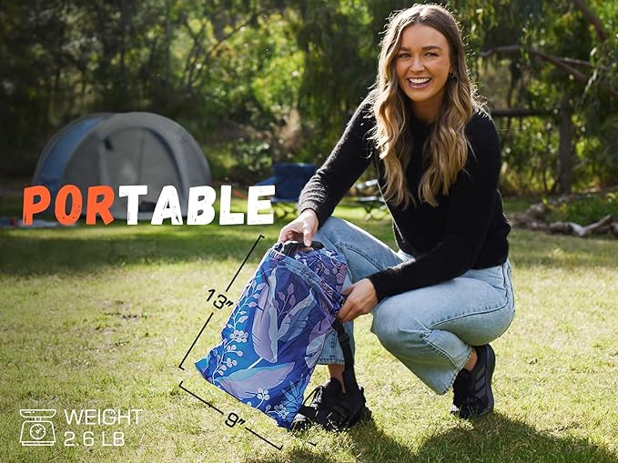 WEKAPO Inflatable Sun Lounger, Air Sofa, Hammock, Portable, Waterproof and Leak-Proof, Ideal for Backyard, Beach, Travel, Camping, Picnics and Music Festivals