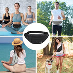 MAXTOP Large Crossbody Fanny Pack with 4-Zipper Pockets,Gifts for Enjoy Sports Festival Workout Traveling Running Casual Hands-Free Wallets Waist Pack Phone Bag Carrying All Phones