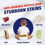 OxiClean Max Force Laundry Stain Remover Spray, Newborn & Baby Essentials, Travel & On-The-Go Stain Treater, 2 fl oz, 2PK