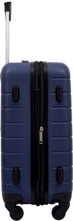 Wrangler Smart Spinner Hardside Luggage, 2 Piece Set, Navy Blue