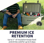 EchoSmile 25/30/35/40/60/75 Quart Rotomolded Cooler, Built to Stand up to The Rigors of The Journey