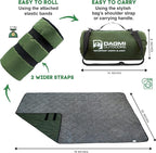 Sherpa Waterproof Outdoor Blanket. Large Sherpa Camping & Stadium Blanket for Cold Weather. Perfect for Picnic, Sports, Concerts, Outdoors, Boat. Windproof, Extra Warm, Machine Washable.