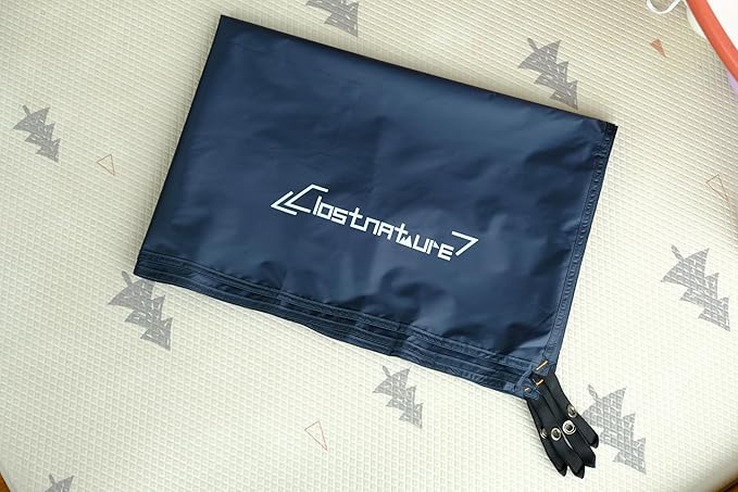 Clostnature Tent Footprint - Waterproof Camping Tarp, Heavy Duty Tent Floor Saver, Ultralight Ground Sheet Mat for Hiking, Backpacking, Hammock, Beach - Storage Bag Included