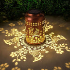 Cardinal Solar Lanterns Outdoor Waterproof Garden Decor-Birthday Gifts for Women Men Mom Grandma Cardinal Hanging Solar Lights Metal Bird Decorative Lantern for Yard, Patio, Lawn,Pathway, Landscape