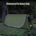 Night Cat Pop-up Camping Tent: 1 Person Tent Waterproof Instant Easy Setup Tunnel Tent Fits with Camping Cot (Excluded)