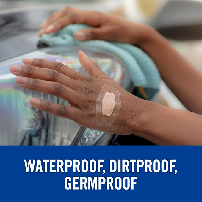 Nexcare Clear Waterproof Bandages: Assorted Sizes / 100-Pack (Clear)