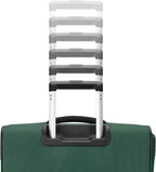 Samsonite 3-PC Soft-Sided 21/25/29” (Carry-On, Medium, Large Checked), Lightweight Expandable Element Luggage Set: 2 Front & Side Pocket, Four Spinner Wheels, Adjustable Handle, Durable- Deep Green