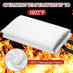 Jerify 24 Pack Fire Blanket for Home Emergency - 47 x 47 Inch Kitchen Fire Suppression, Fiberglass Flame Retardant Protection and Heat Insulation (Red)