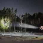 Solar Flashlights, 1500 Lumens Led Solar Powered Flashlights with Digital Display 2000mAh Battery Rechargeable Handheld Flashlights IP65 Waterproof Flashlights for Survival Emergencies, 4 Pack