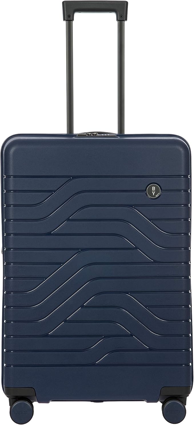 Bric's 28" Expandable Spinner Suitcase - Travel Luggage with TSA-Approved Lock and Hard Shell Exterior - B|Y Ulisse - Ocean Blue