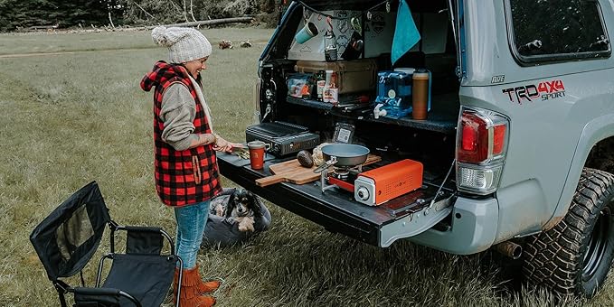 Gas One GS-8300 - Camp Stove Compact Butane Stove with Carrying Case - Foldable Portable Stove