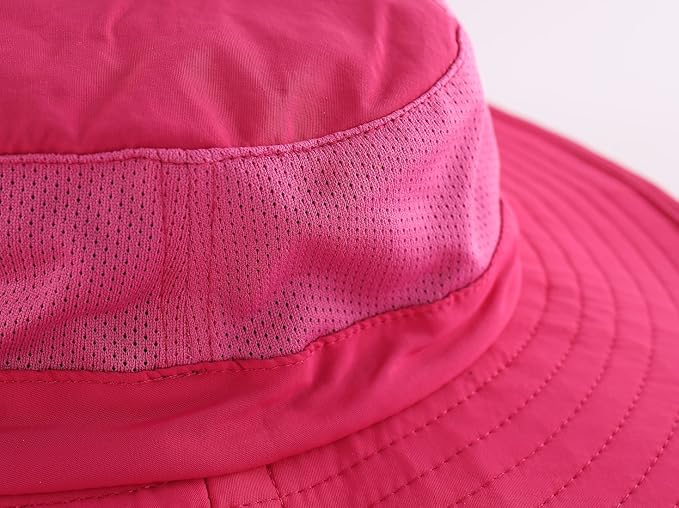 Home Prefer Outdoor UPF50+ Mesh Sun Hat Wide Brim Fishing Hat with Neck Flap Sun Hat for Men Women