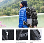 MOUNTAINTOP 40L Hiking Backpack Lightweight Travel Backpack for Men&Women Outdoor Camping Backpacking