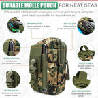 Survival Kit - All-in-One Survival Gear and Supplies for Camping, Hiking, Hunting, and Car Emergencies - Essential Tools, Great Gift for Men, Fathers, Boyfriends, Boys, Dads and Scouts