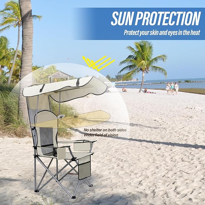 Camping Chair, Portable Folding Chair for Outdoor Indoor