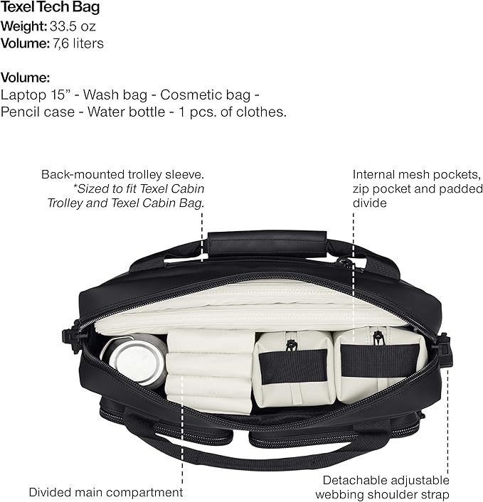 RAINS Texel Tech Bag - Green Waterproof Water Resistant Water Repellent Laptop Bag Unisex Commuter Travel Case 15" Computer Sleeve Tech Organizer - 2 Year Warranty