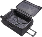 American Tourister 4 KIX 2.0 Expandable Softside Luggage with Spinner Wheels, 24 SPINNER, BLACK