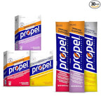 Propel Immune Support Electrolyte Enhanced Water Drink Mix Powder Packets, Variety Pack, 100% DV Vitamin C, Good source of Zinc, Zero Sugar Hydration with Electrolytes and Vitamins (30 Packets)