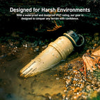 NESTOUT Rugged Portable Charger, 5000mAh Outdoor Battery Power Bank, 15W USB C Fast Charging, Waterproof IP67, Durable Shockproof, Tactical Battery Pack for Phone EDC Hiking Camping (Blue Gray)