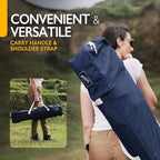 Oversized Folding Camping Chair for Adults, Supports 500 lbs – Breathable Fabric, Insulated Cup Holder, 8-Can Cooler, Padded Backrest & Seat, Storage Pouch, Carry Bag