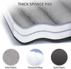 Fully Padded Folding Double Camping Chairs,Comfy Oversized Loveseat Lawn Chair w/Wine Glass Holder,Cup Holder,Heavy Duty Outdoor Portable Camp Couch Support 600 Lbs,Dark Green