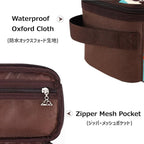 Azarxis Camping Cooking Utensils Organizer Bag Travel Storage Bag Portable Small Stuff Case for Storing Flatware Cutlery Digital Accessories Cosmetics Makeup Brushes