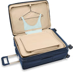 Briggs & Riley 29" Large Expandable Spinner - Checked Luggage for Travel, Suitcases with Wheels, Softside Rolling Bag for Men & Women, Self-Repairing Zipper - Baseline Collection, Navy