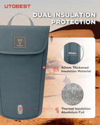 UTOBEST Insulated Insulation Bag, Fits 2L&3L Hydration Water Bladders, Lightweight & Water Resistant, Bladder is NOT Included
