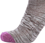 EnerWear 4 Pack Women's Merino Wool Outdoor Hiking Trail Crew Sock