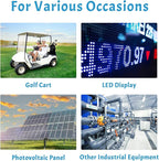 Kohree DC 36V/48V Step Down to 12V 20A 240W Converter Regulator Reducer Voltage Regulator Reducer for Golf Cart Waterproof Power Supply Transformer Volt Module