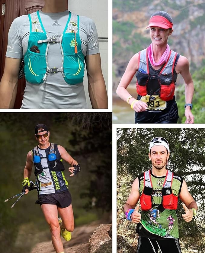 TRIWONDER Hydration Vest 2.5L Ultra Trail Running Backpack Hydration Pack Marathon Vest Lightweight Outdoor Hiking Cycling Daypack