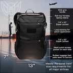 Xtreme Sight Line ~ Xecutive Transport Faraday Backpack for Laptops, Tablets, and Other Mid-Size Electronics ~ Tracking/Hacking Defense ~ Stone