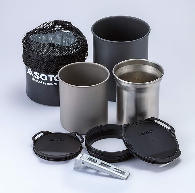 SOTO Thermostack Original & Combo Multi-Functional Camping Cookware Pot