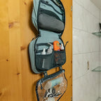 Toiletry Bag Kit Set: Hanging Travel Toiletry Bag + 311 TSA Cosmetic Liquid Bag + Ultralight Accessory Organizer Pouch