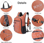 BOVIP 20L Hiking Backpack Lightweight Packable Hiking Daypack Small Travel Outdoor Foldable Shoulder Bag Orange