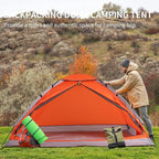 1/2/4/5/6 Person Dome Tents for Camping, Lightweight Portable Backpacking Tent, Small Easy Set Up Outdoor Waterproof Camping Hiking Tent for Adults