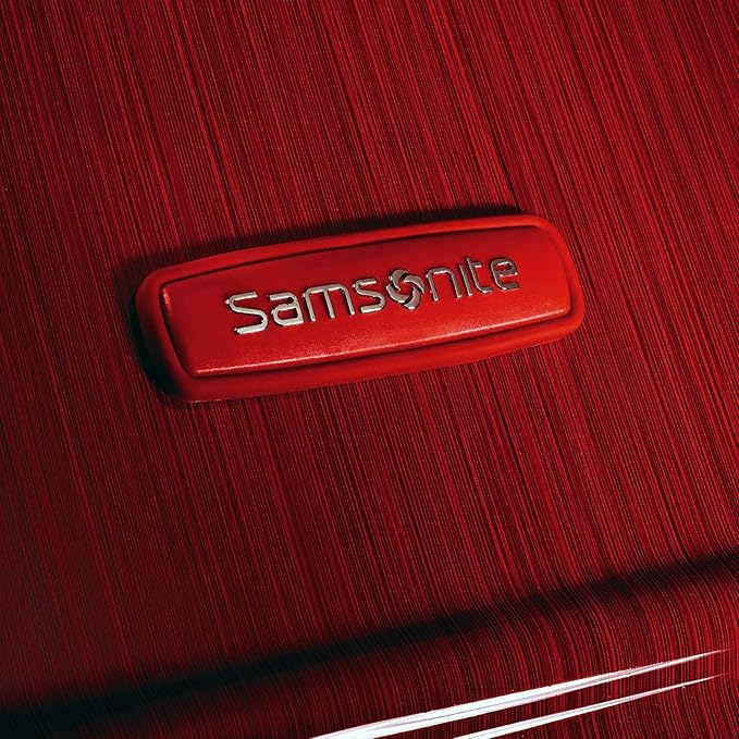 Samsonite Winfield 2 Hardside Expandable Luggage with Spinner Wheels, Burgundy, Checked-Medium 24-Inch