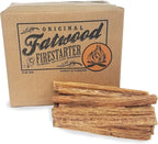 Fatwood Fire Starter Sticks 10lb Box - Indoor or Outdoor All Natural Pine Fire Starters for Campfires, Fireplace, Firepit, Wood Stove, or BBQ Grill - Kindling Wood Firewood Lighter by Pure Garden