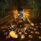 Cat Solar Lanterns Outdoor Waterproof Garden Decor Hanging Solar Lights Cute Cat Gifts for Women Mom Grandma, LED Decorative Light Fairy Garden Accessories,Outdoor Lantern for Patio,Yard,Lawn, Pathway