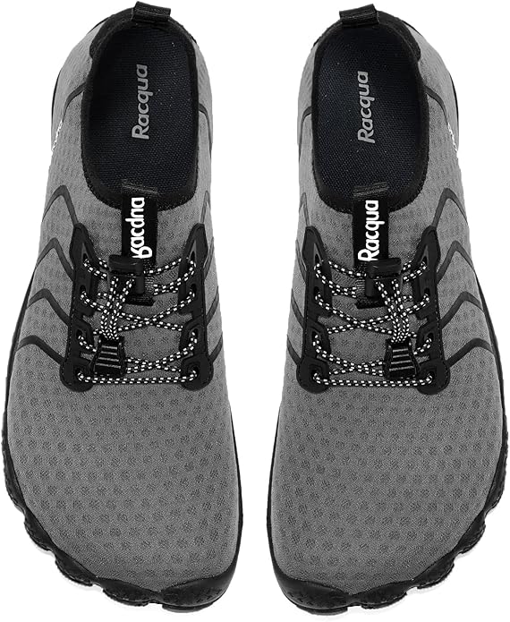 Racqua Water Shoes Quick Dry Barefoot Beach Aqua Sport Swim Surf Pool Hiking Diving Walking for Men Women
