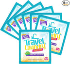 TidyFriend Sink Travel Laundry Detergent 10 ml, 8 Pack Lightweight Travel Size Laundry Detergent Packets, Must Haves Laundry Essentials