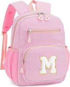 Mini Toddler Backpack for Girls 2-4, Cute Personalized Preschool Kindergarten Backpack for Kids Birthday Gifts (Pink M)